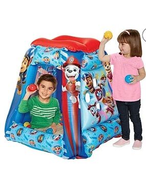 🆕- PAW Patrol Inflatable Playland Ballpit with 20 Soft Flex Balls